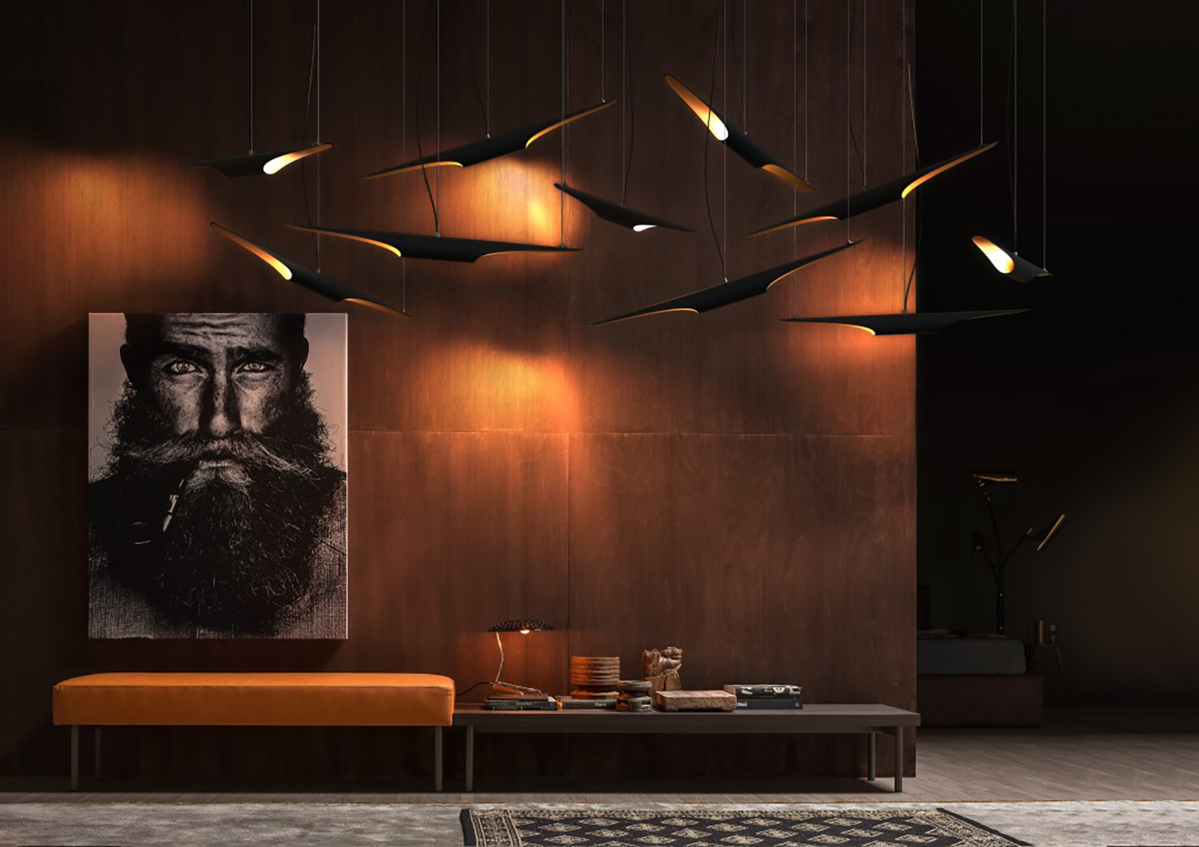 Deep‑Tone Pendelleuchte