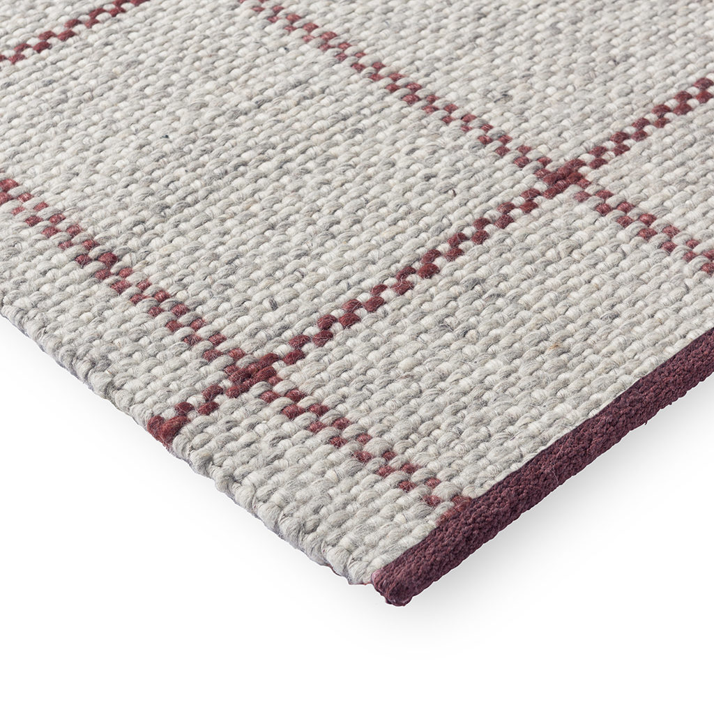 Craft Matter Check Ash/St R Teppich | Größe: 200 x 280 cm
