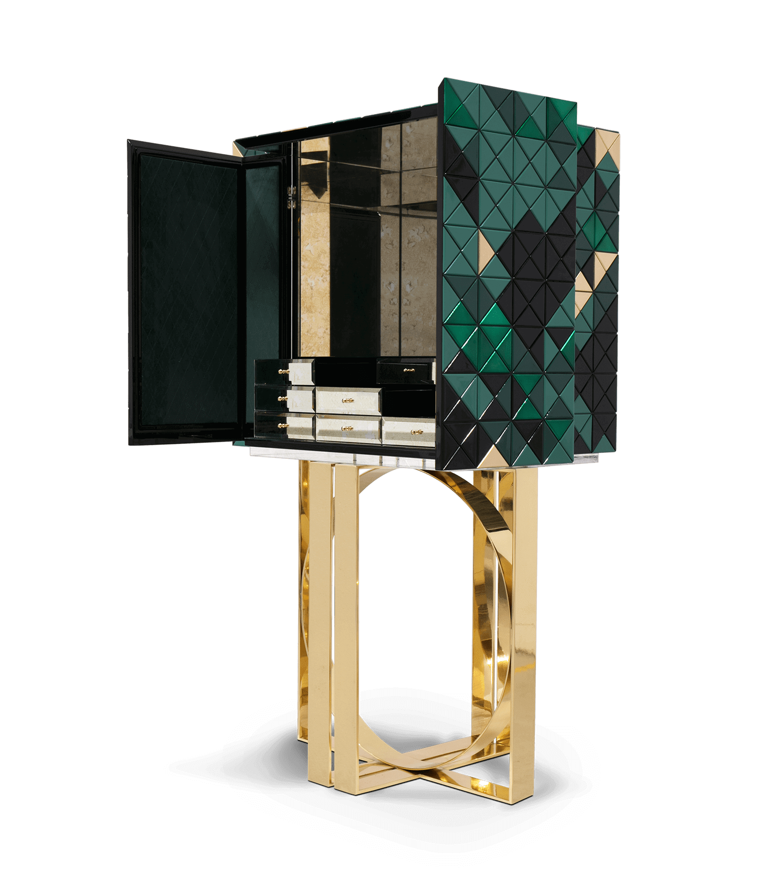 Mosaic Grüner Schrank