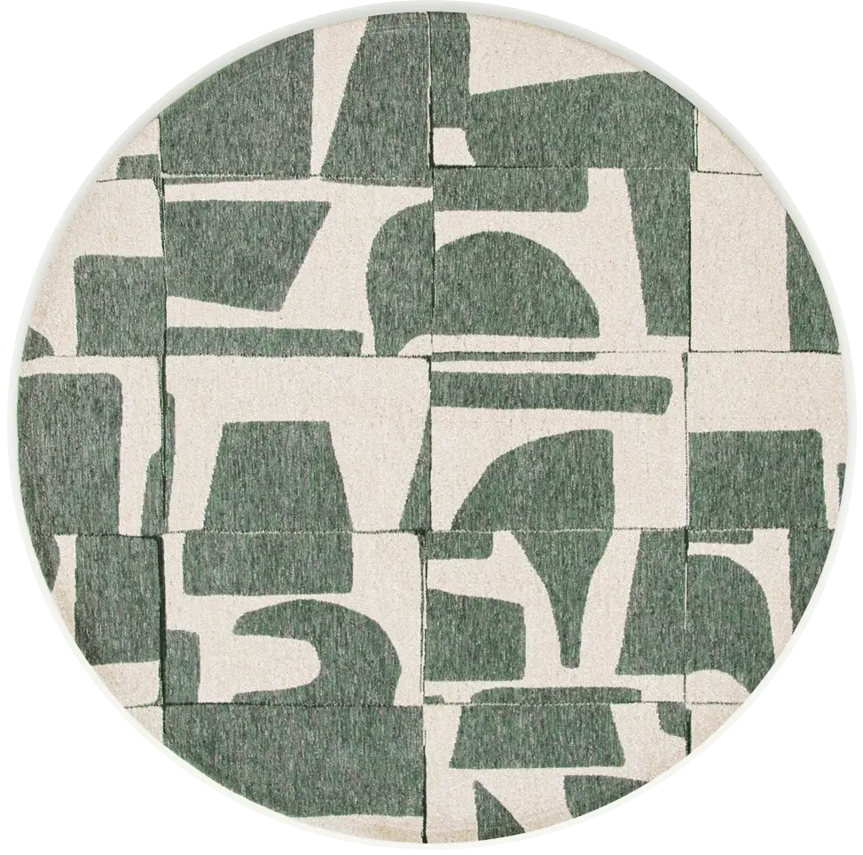 Sea Spray 9361 Runder Teppich | Größe: Ø 140 cm