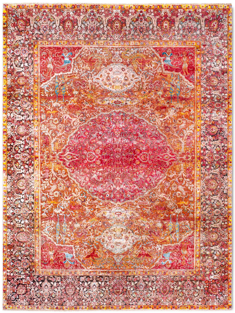 Hundred Million Red Mix Teppich | Größe: 300 x 400 cm