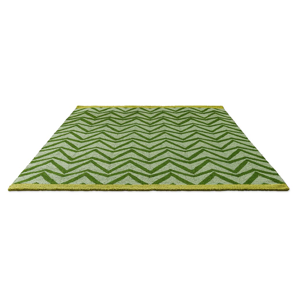 Dhurrie Green Outdoor-Teppich | Größe: 160 x 230 cm