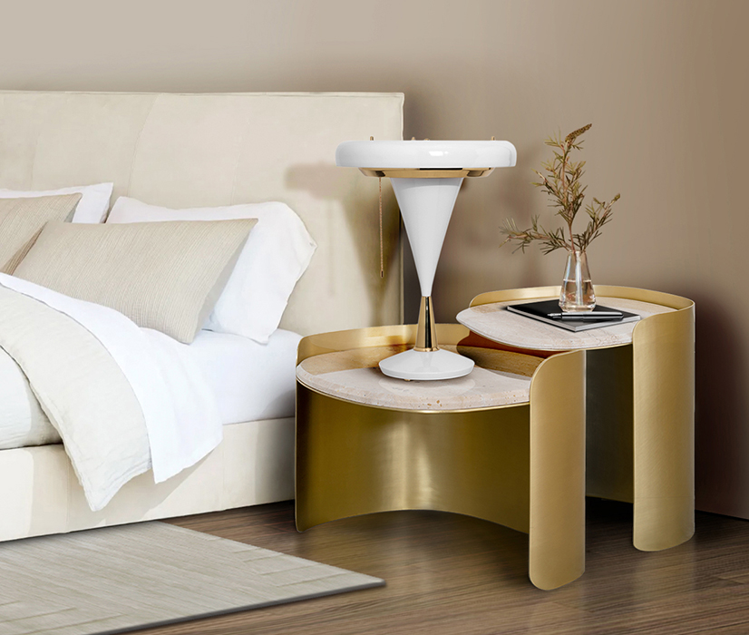 Franklin Scott Ovaler Beistelltisch - 1