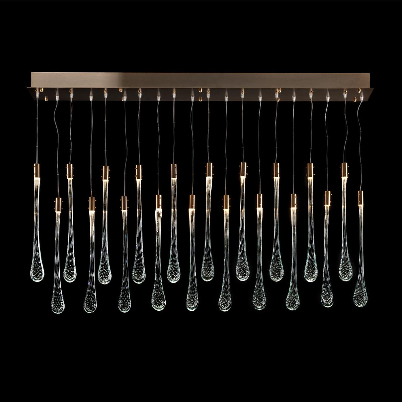 Murano-Glas-Tropfen-Kronleuchter