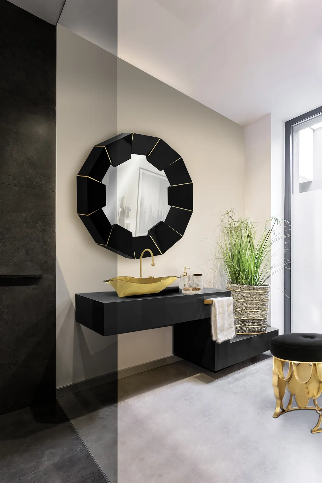 Radiance Schwarzer Spiegel