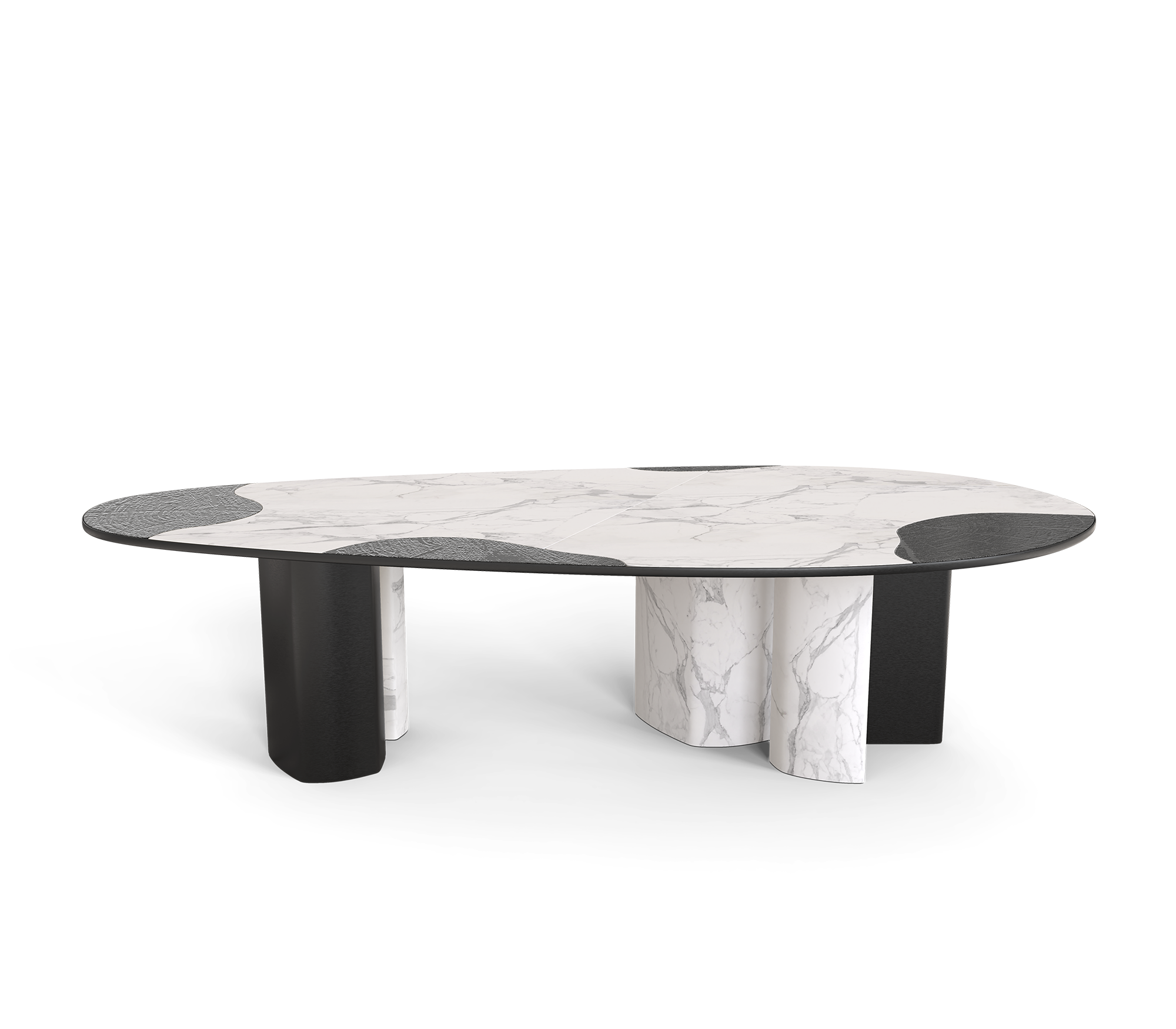 Athena Carrara Marmor & Onyx Esstisch