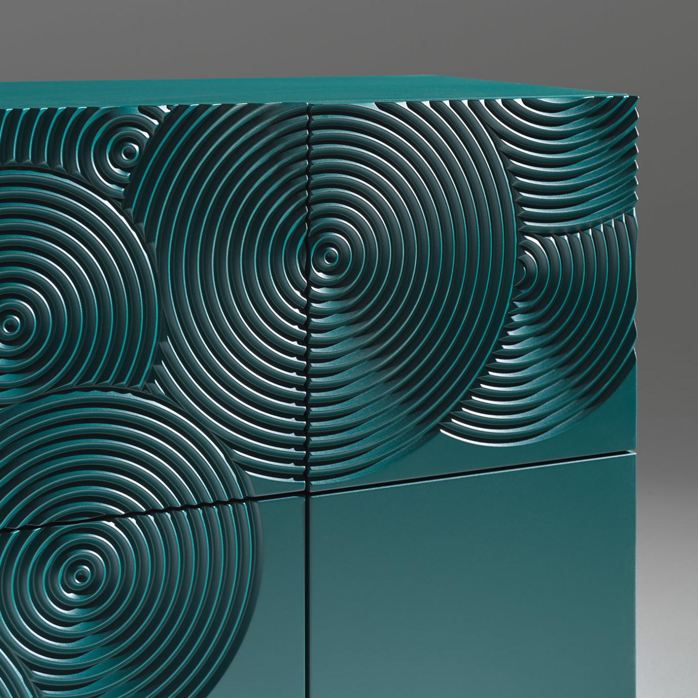 Contemporary Blaues Sideboard