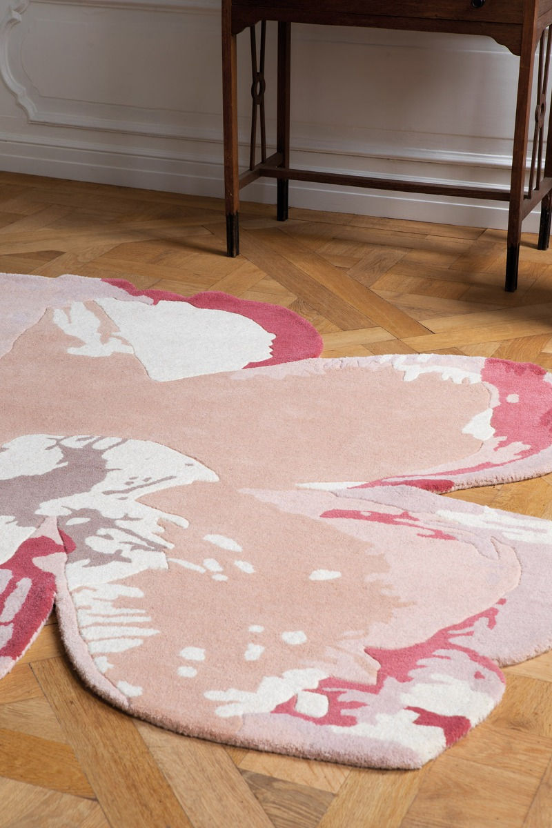 Shaped Magnolia Light Pink 162302 Teppich | Größe: Ø 150 cm