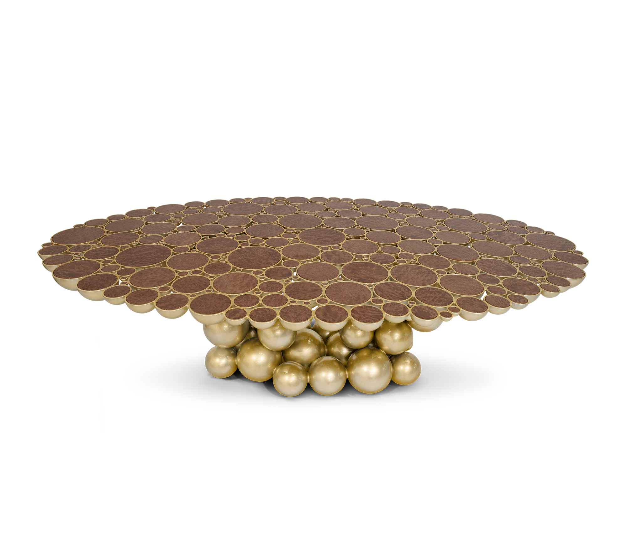 Orbit Walnuss Luxus‑Esstisch