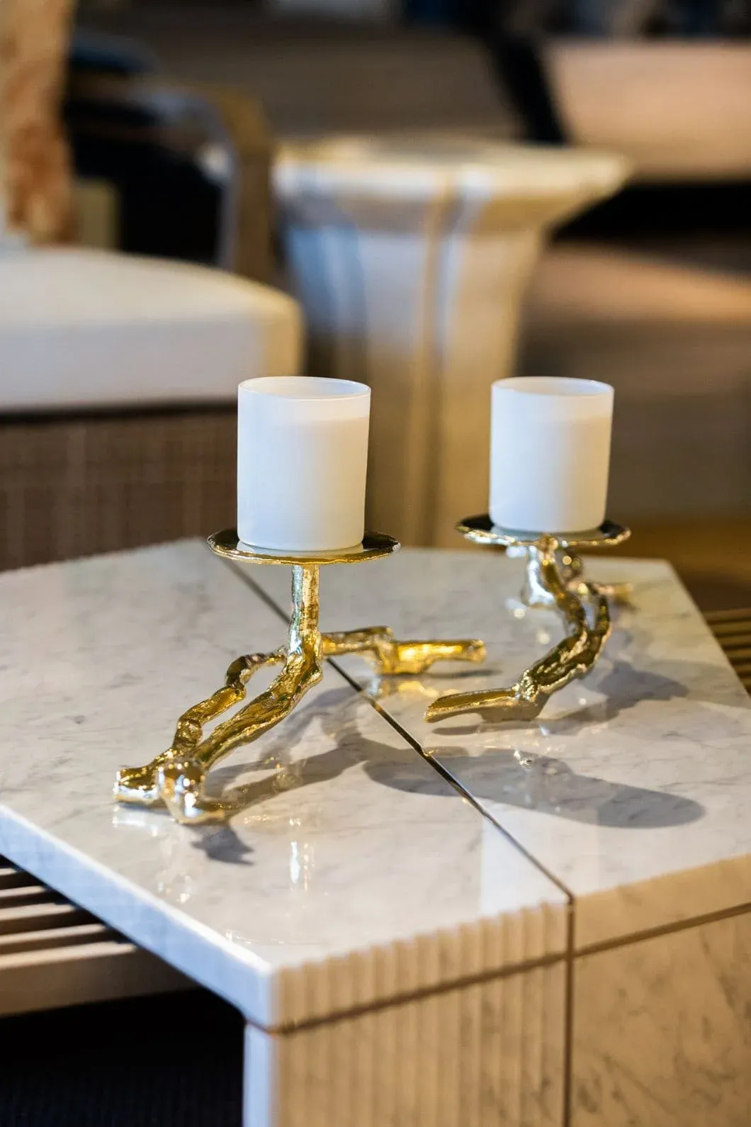 Lotus Hoher Kerzenhalter