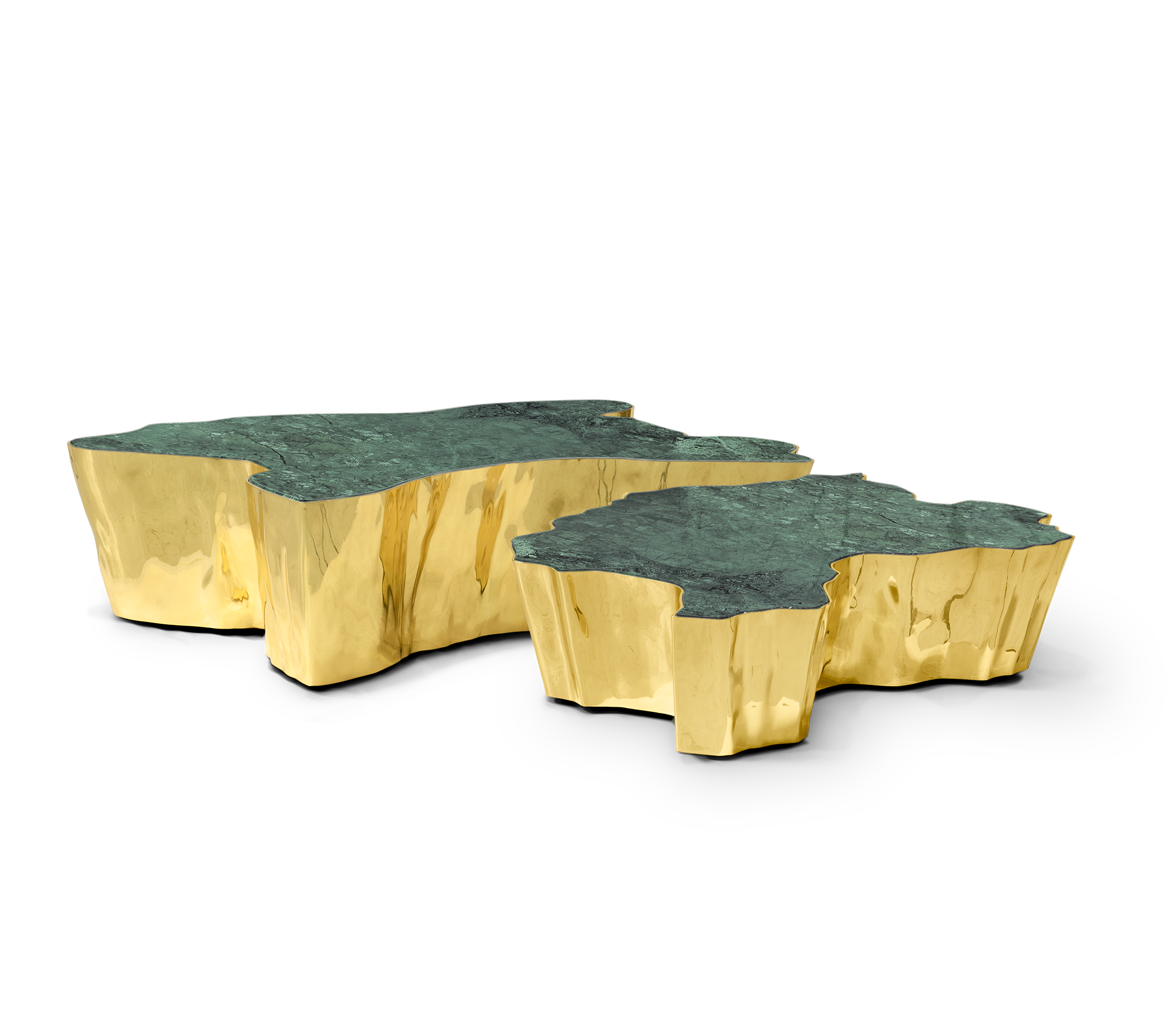 Paradise Stein‑Couchtisch | Dimensions: B 123 x T 102 x H 30 cm