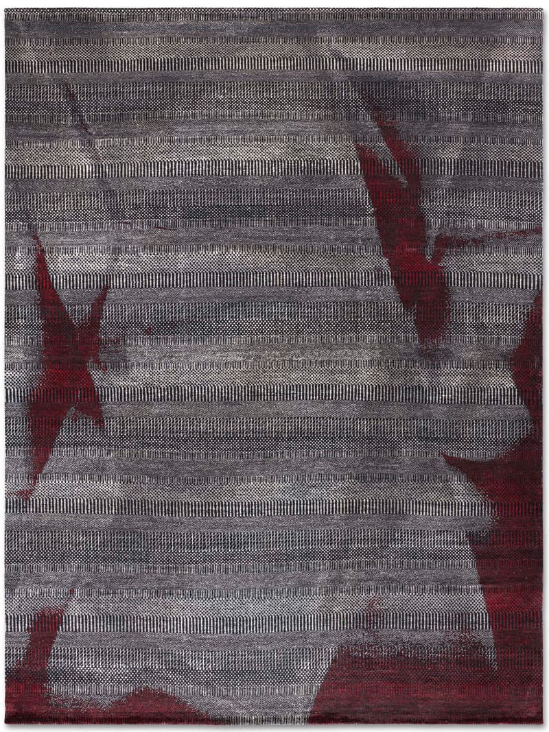 mit Gras Red Wood Teppich