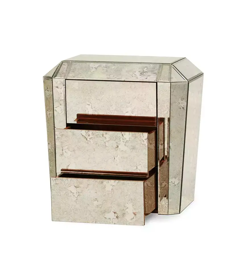 Tamaris Nachttisch mit 3 Schubladen