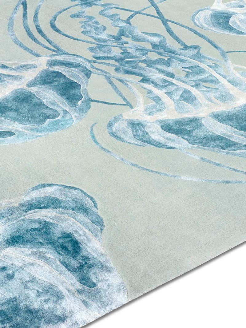 Jellyfish Mint Teppich | Größe: 274 x 365 cm