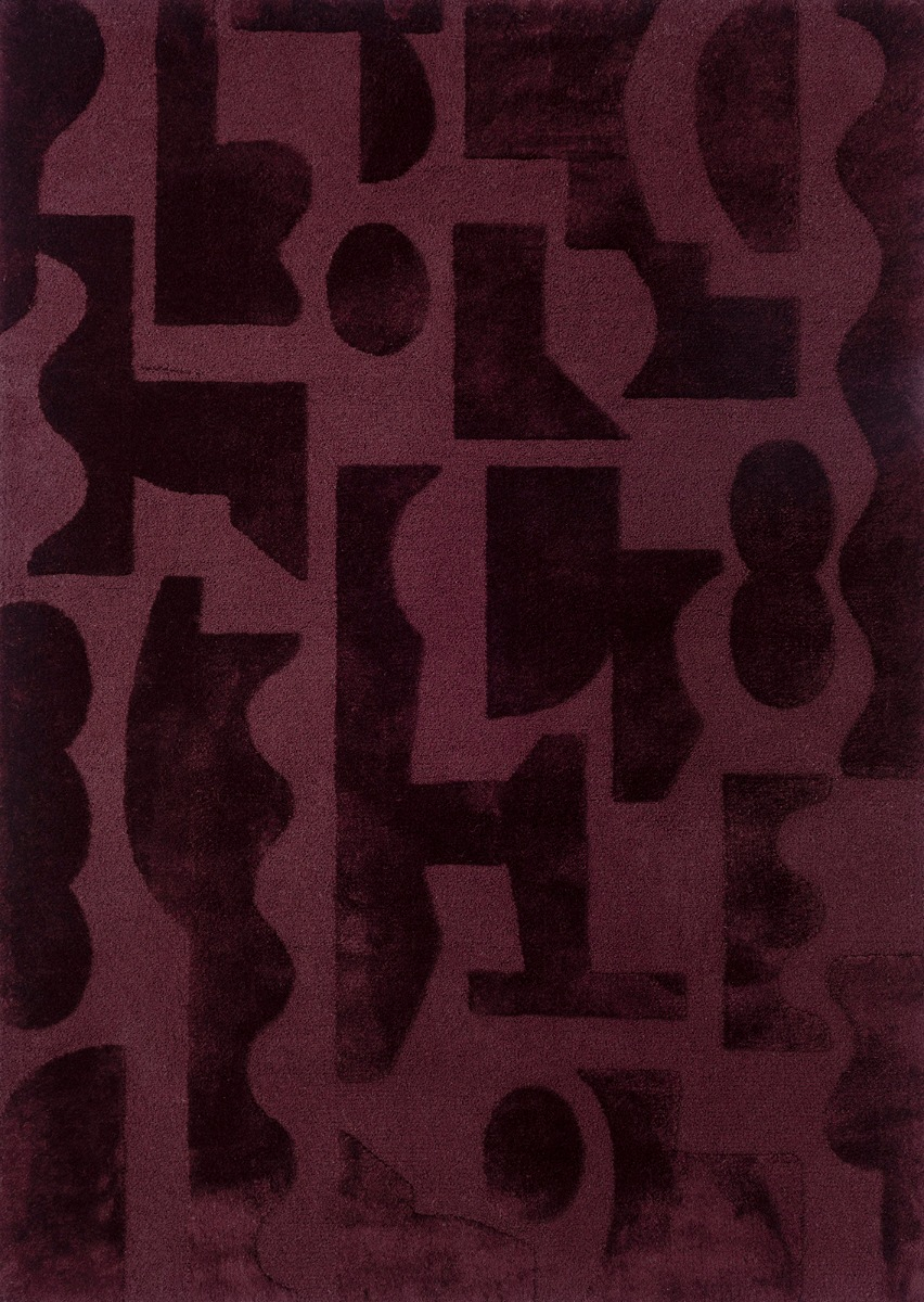 Mural Modest Burgundy 121100 Teppich | Größe: 140 x 200 cm