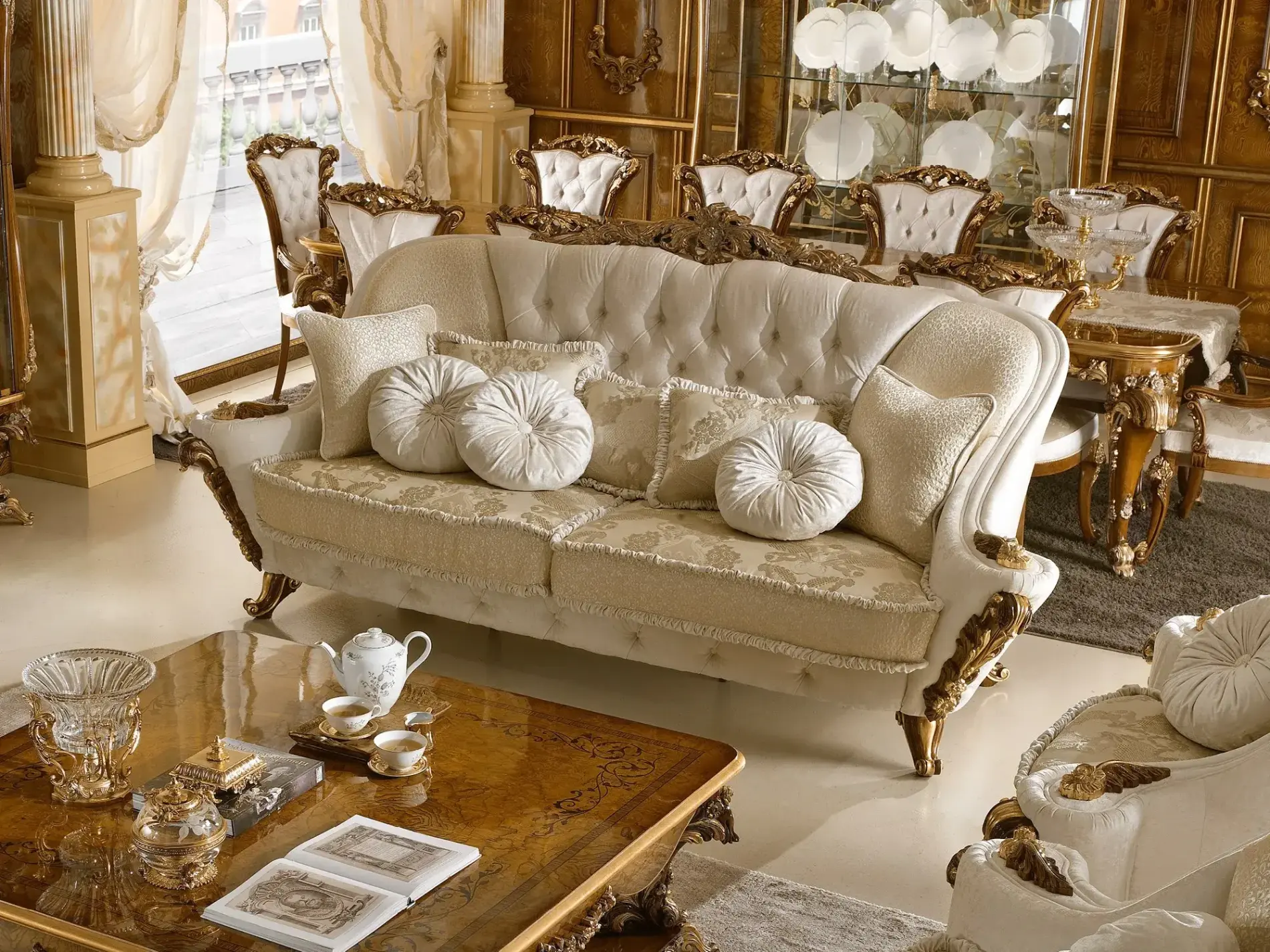 Dolcevita Italienisches Sofa | Konfiguration: 3‑Sitzer