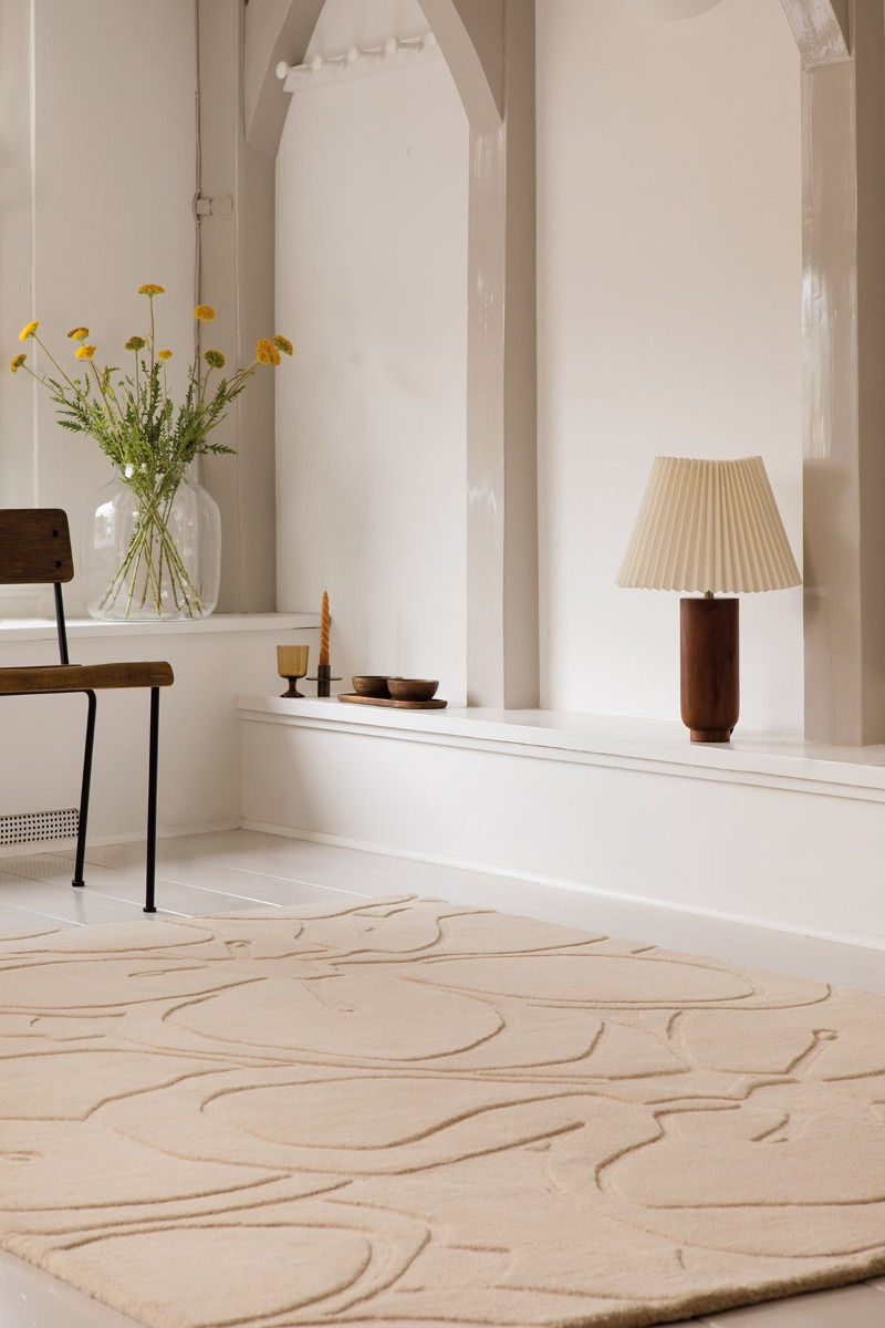 Romantic Magnolia Cream 162701 Teppich | Größe: 140 x 200 cm