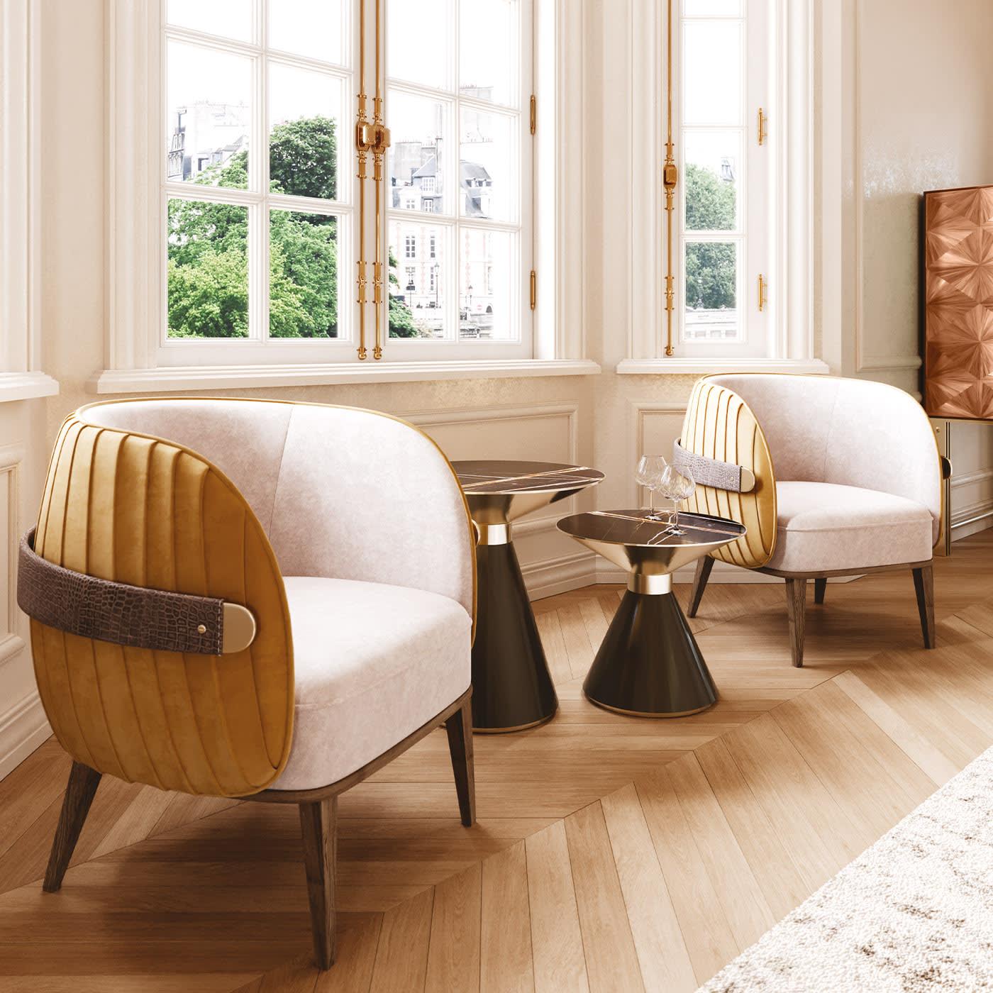 Audrey Moderner niedriger Sessel