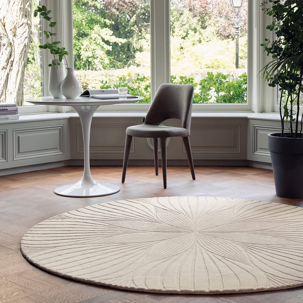 Folia Stone 38301 Runder Teppich | Größe: Ø 200 cm