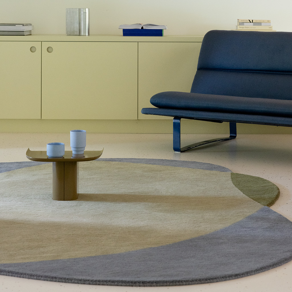 Element Chad Grey Green Teppich | Größe: 250 x 274 cm