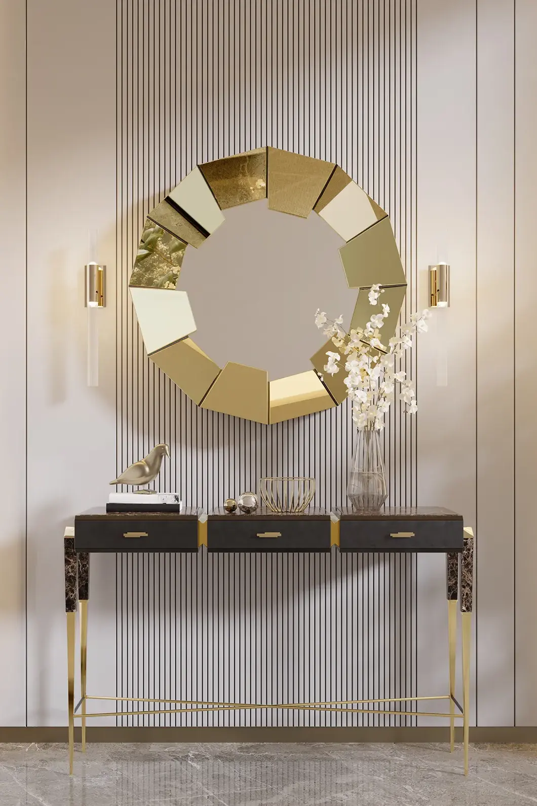 Radiance Gold‑Spiegel - 1