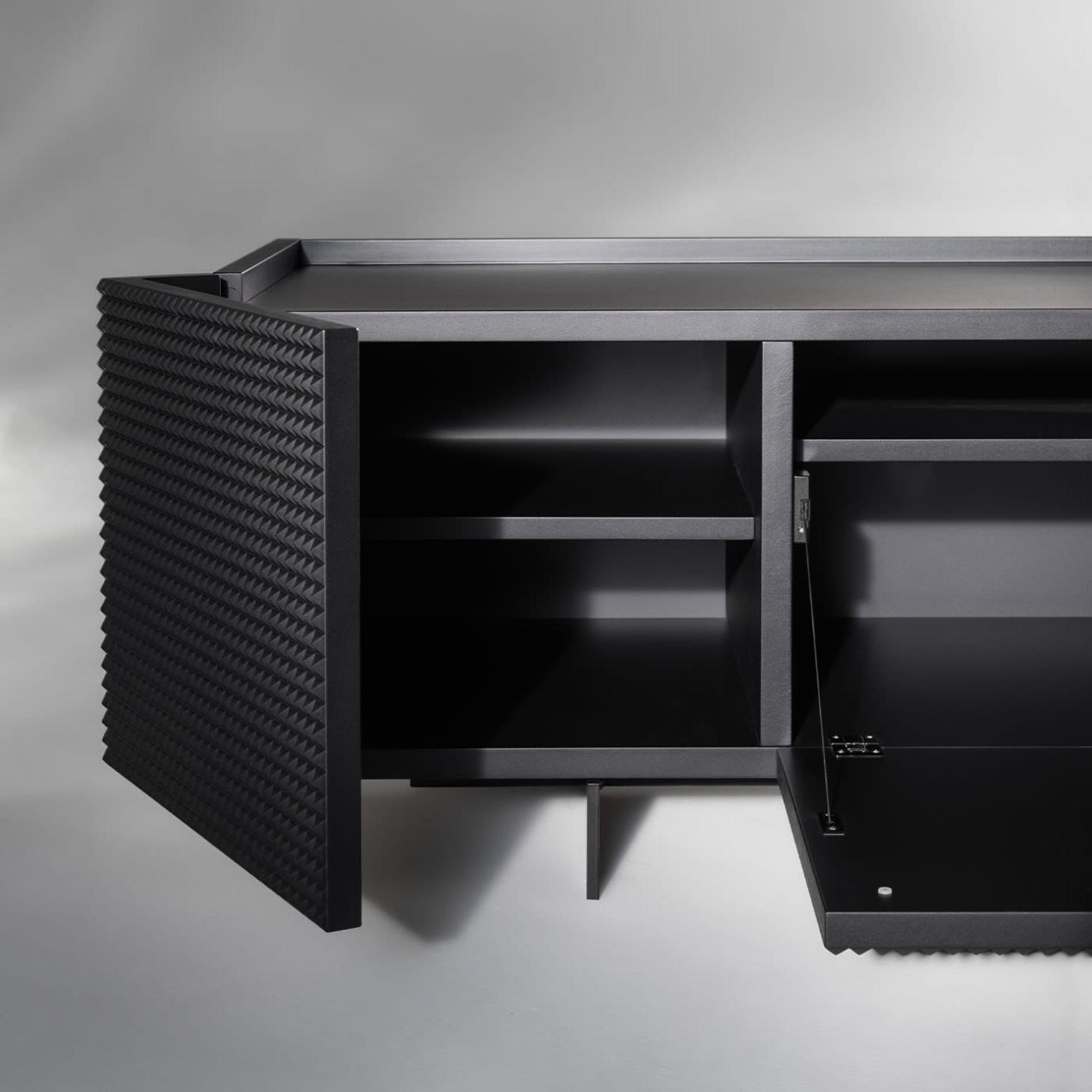 Schwarzes TV-Sideboard