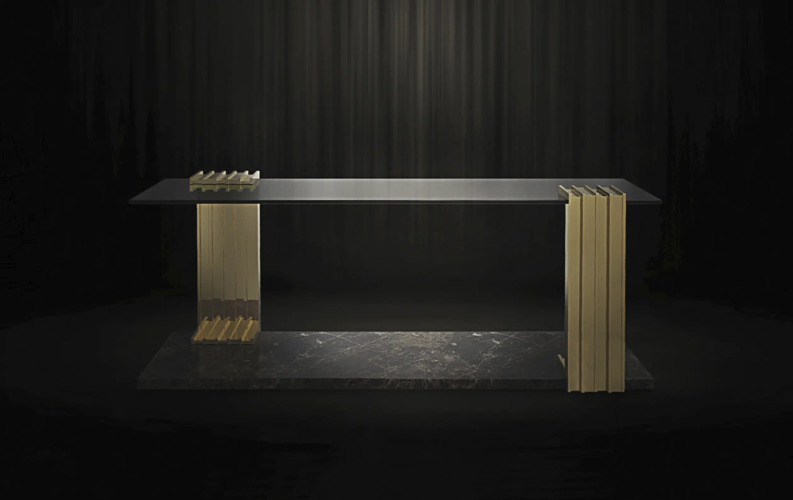 Whirlwind Langer Beistelltisch - 2