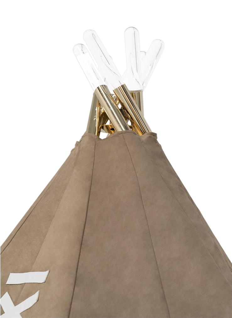 Stammesversteck‑Bett