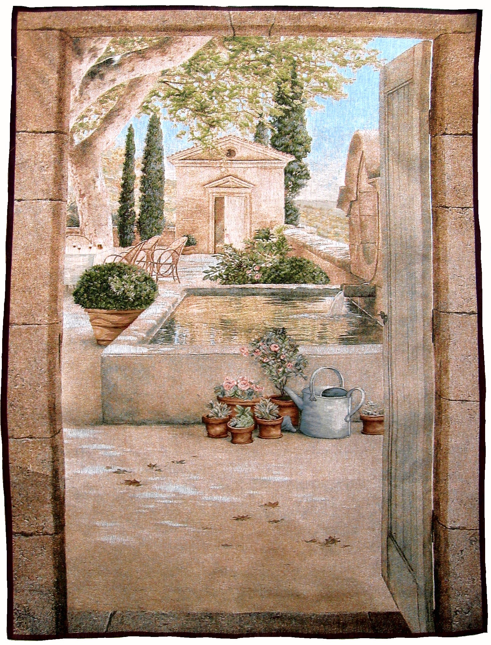 Landschaft in der Provence Wandteppich | Größe: 110 x 150 cm
