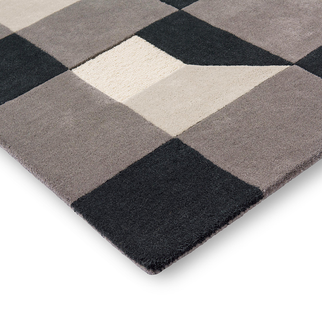 Blocks Slate Teppich | Größe: 140 x 200 cm