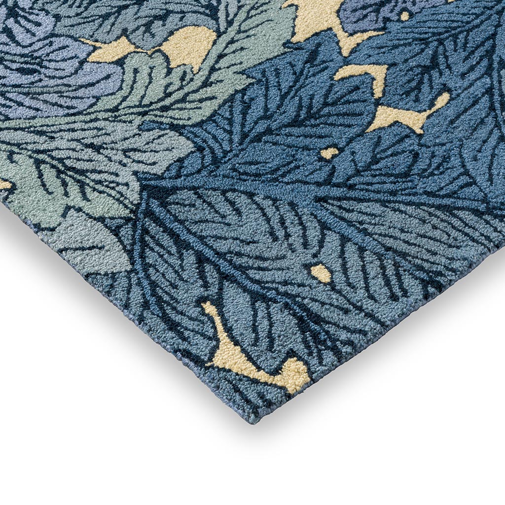 Acanthus Indigo Outdoor-Teppich | Größe: 140 x 200 cm