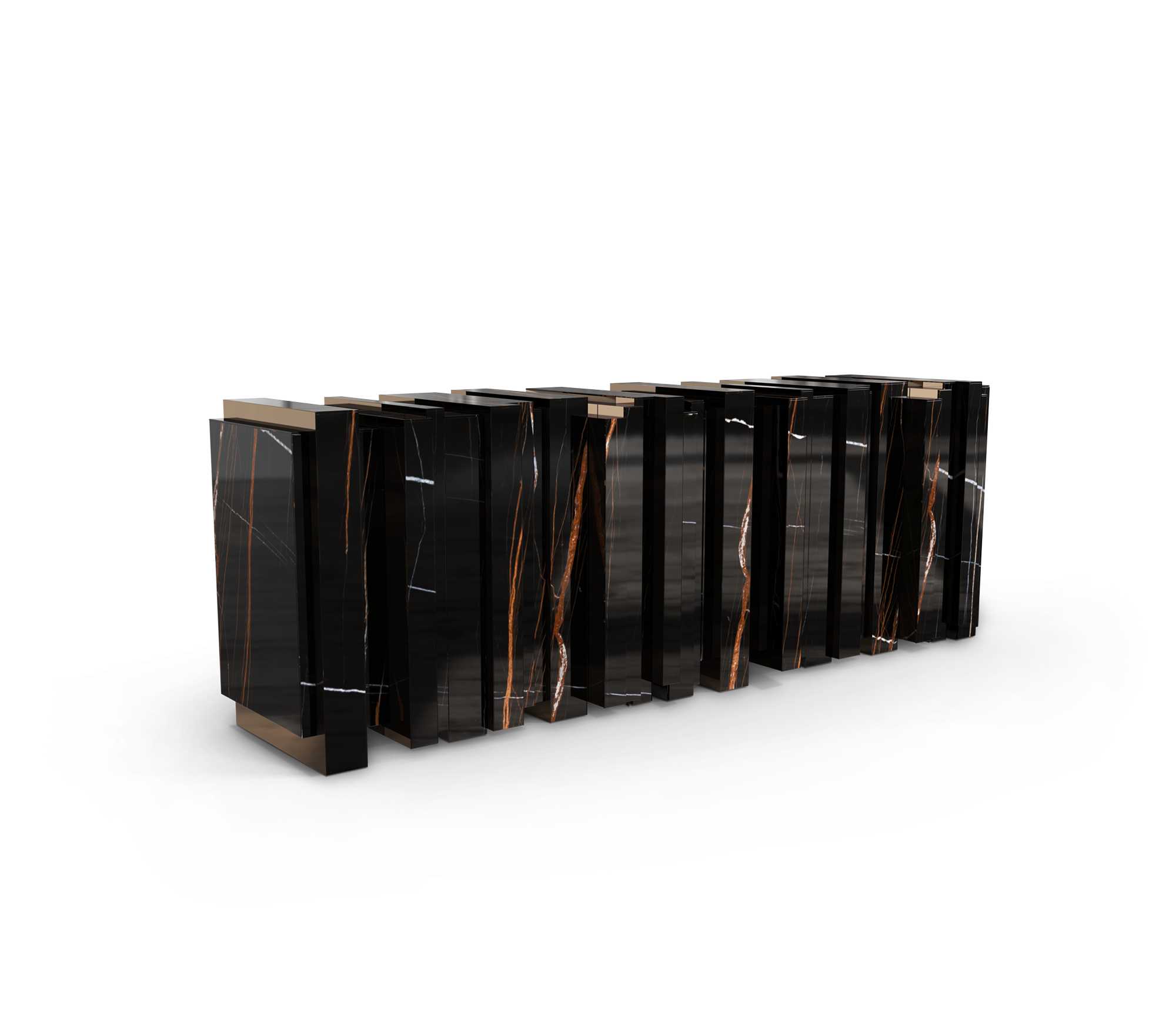 Vortex Schwarzes Sideboard