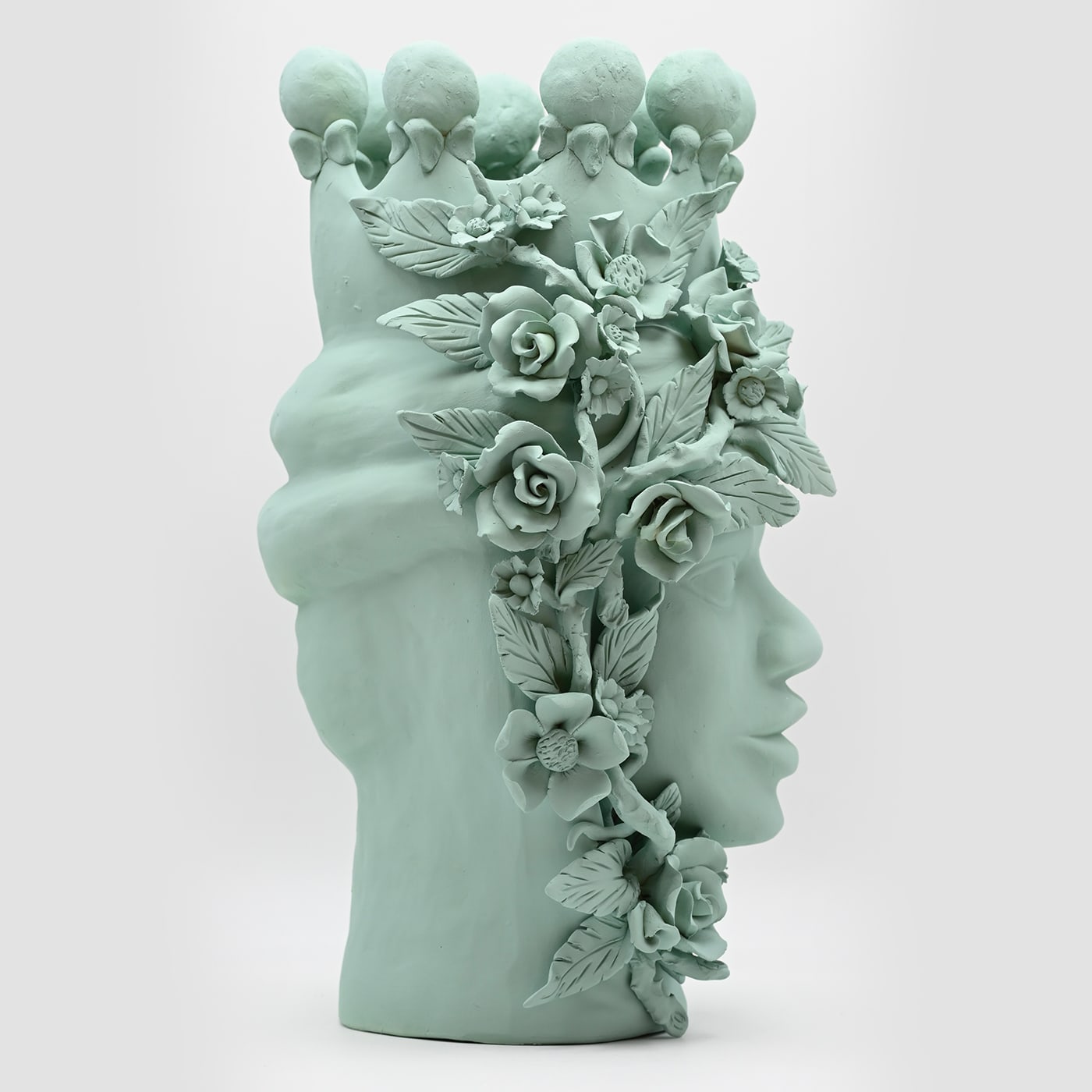 Maure‑Kopf handgefertigte Skulptur