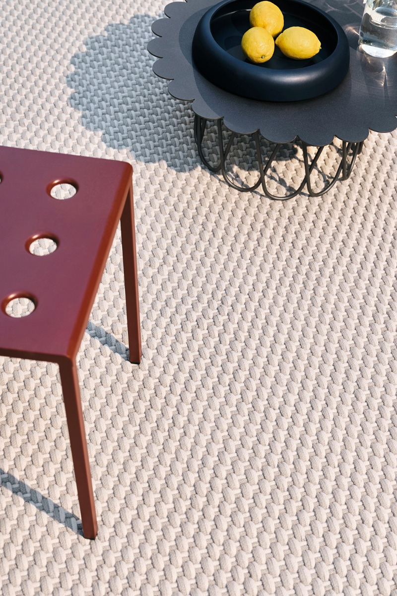 Lace Sage Grey-White Sand Outdoor 497201 Teppich | Größe: 250 x 350 cm