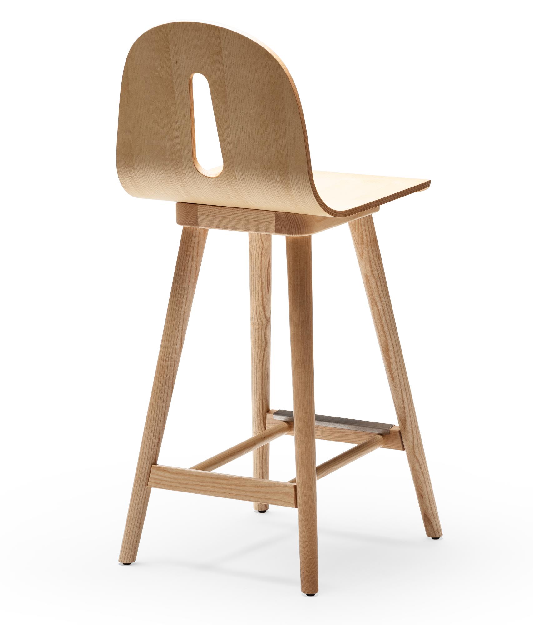 Gotham Woody SG-65 Natur-Esche-Barhocker