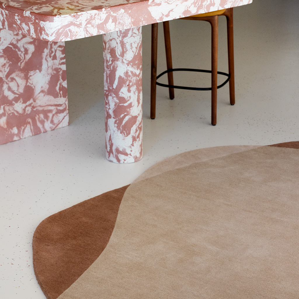 Element Moore Caramel Teppich | Größe: 160 x 175 cm