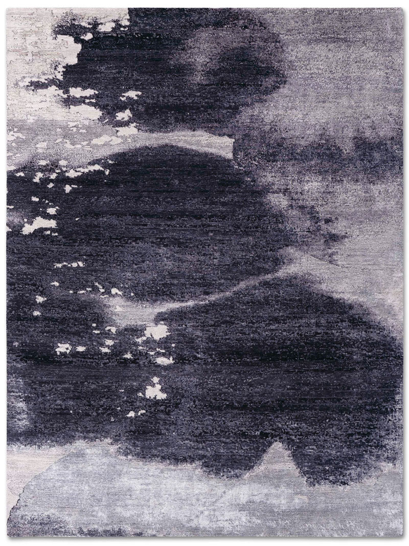 Splash Galileo Original auf Hellgrau Teppich | Größe: 140 x 210 cm