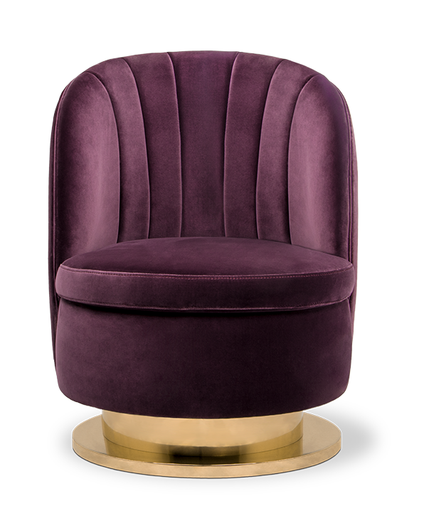 Galen Purpurnes Einzelsofa