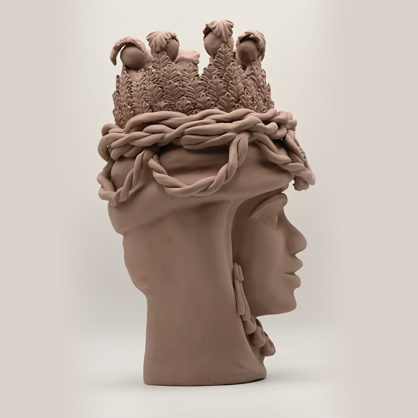 Maure‑Kopf Sand‑Skulptur