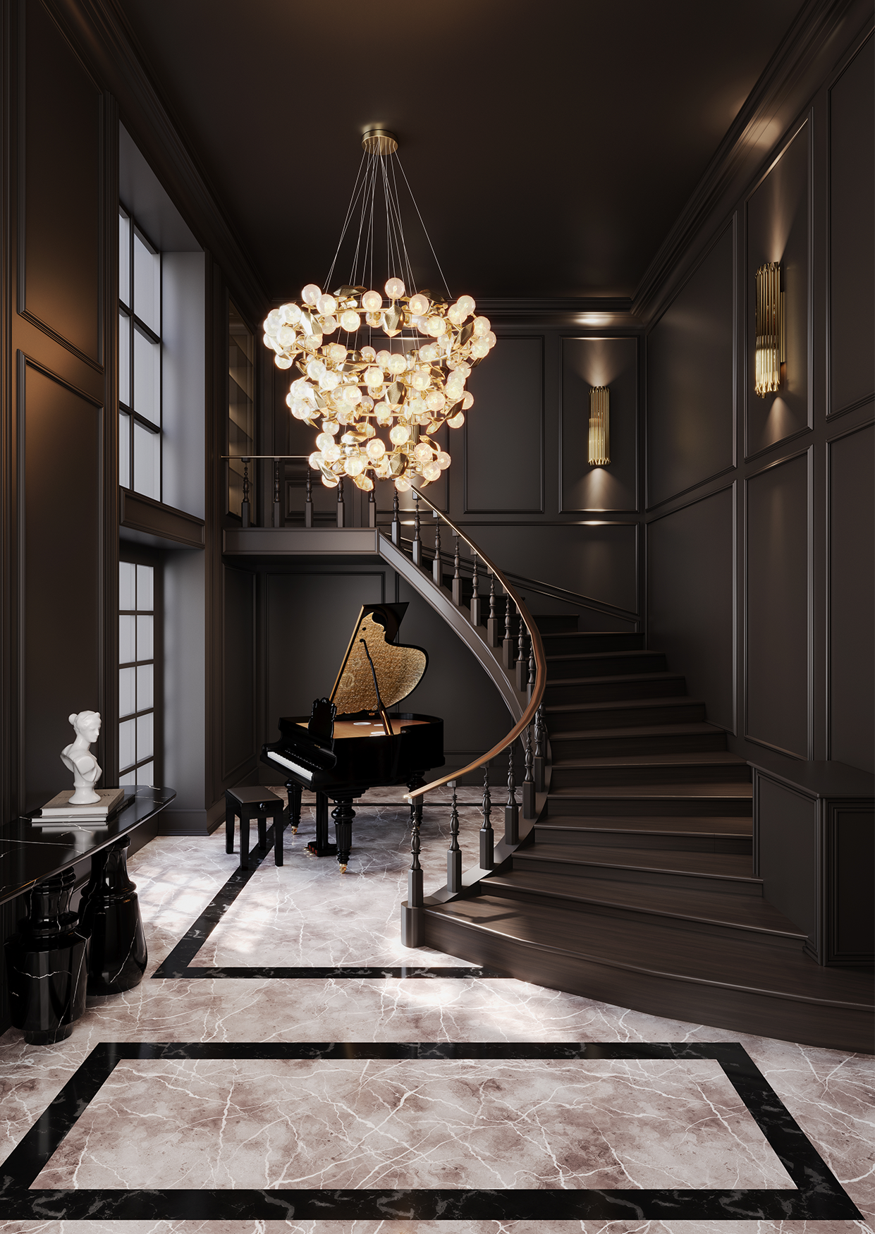 Athena Runde III Pendelleuchte