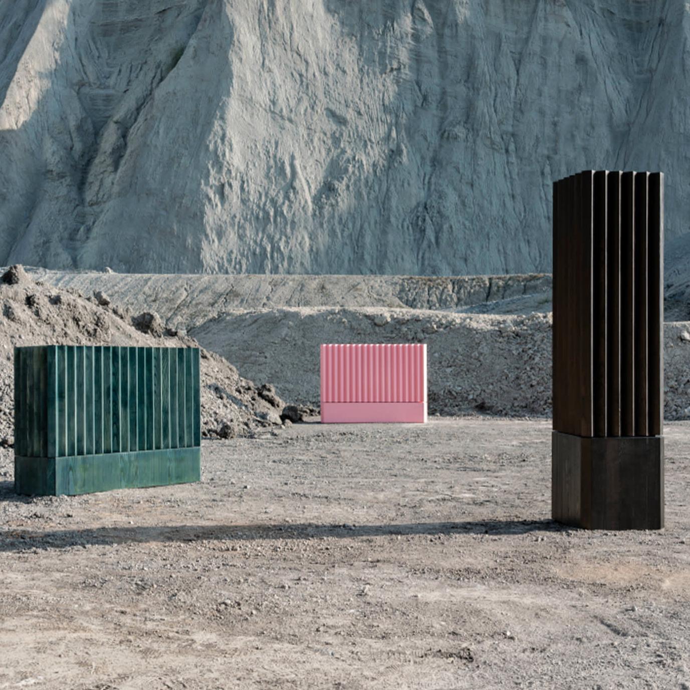 Elegantes grünes Sideboard