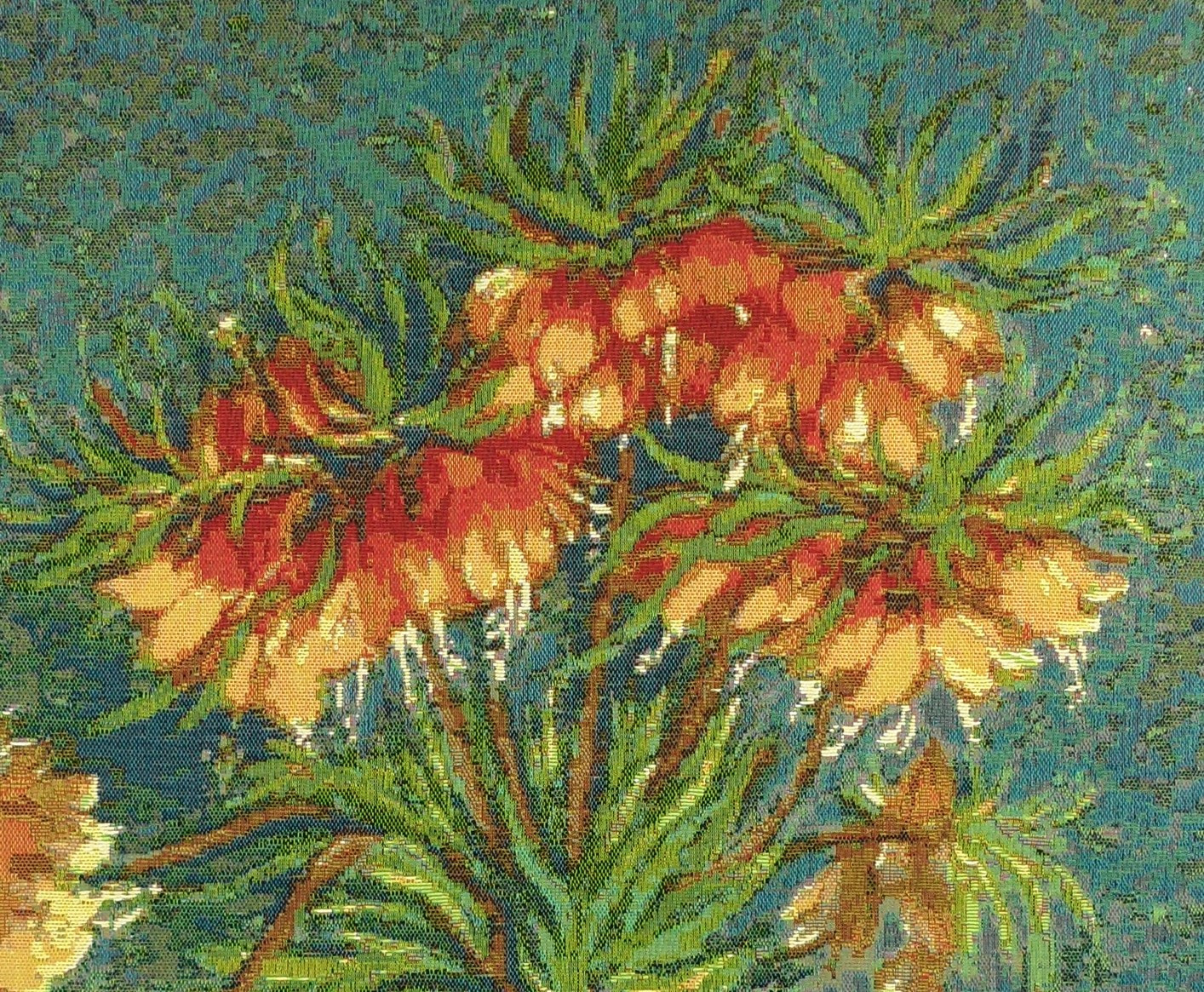 Lilienstrauß nach Van Gogh Wandteppich