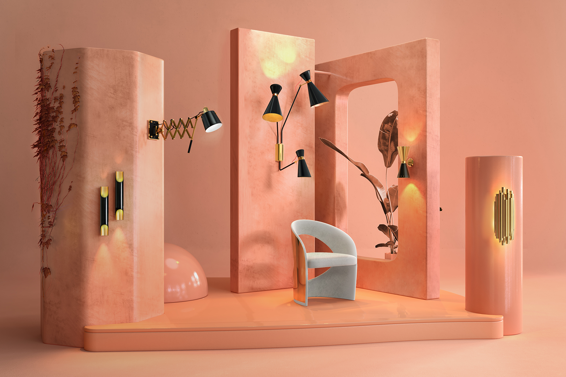 Chic Wandleuchte - 4