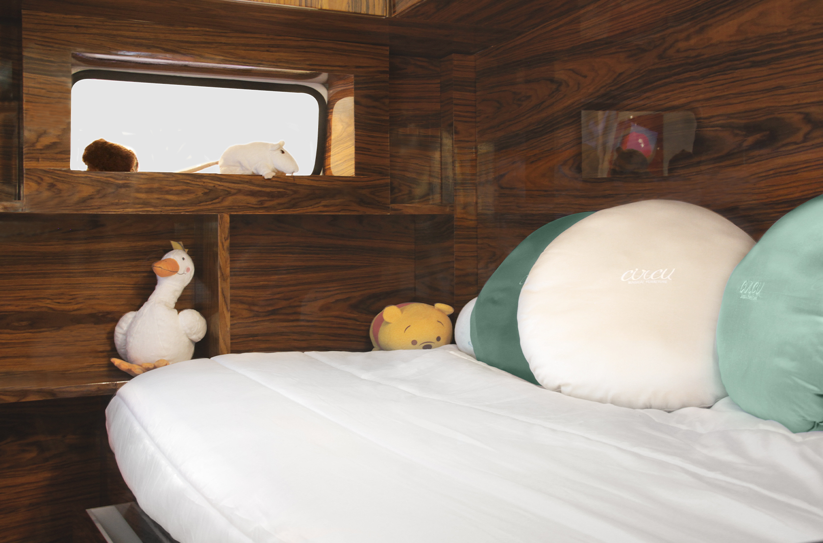 Traveler’s Caravan grünes Schlafzimmer‑Set