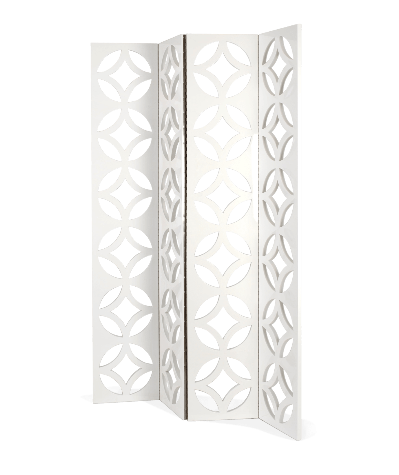 Perlmuttweißer Paravent