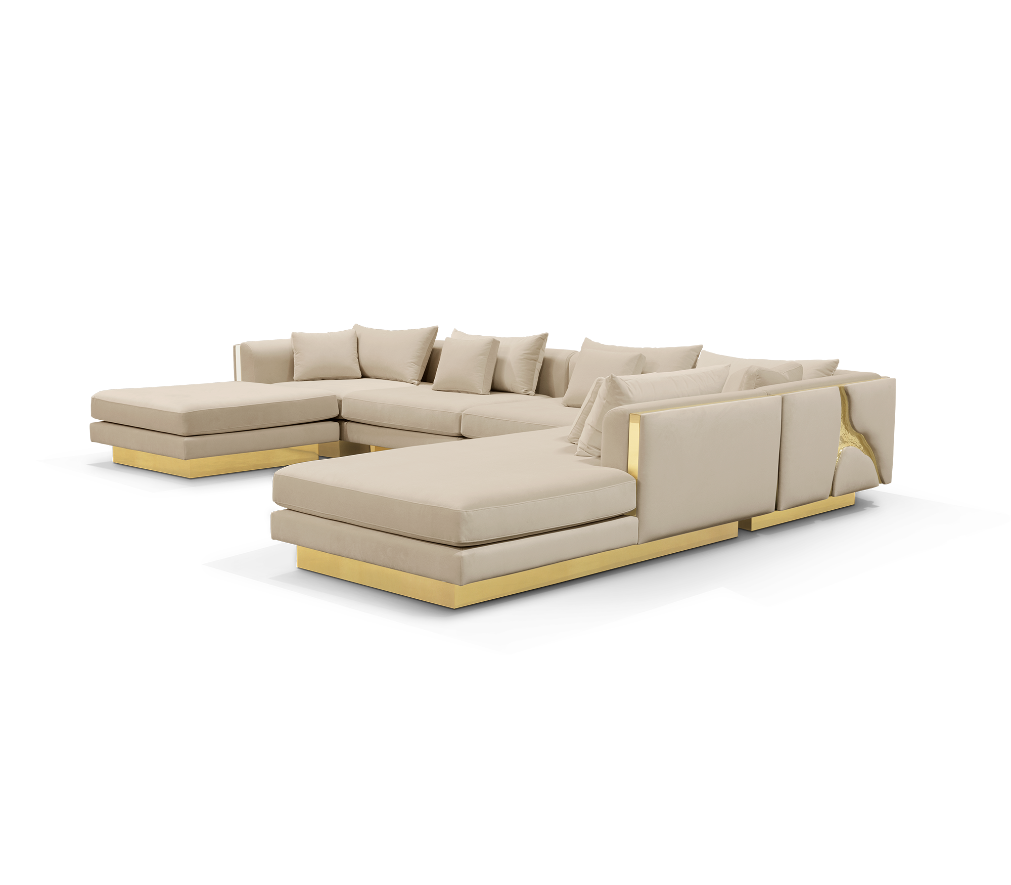Fissure Modulares Luxus‑Sofa