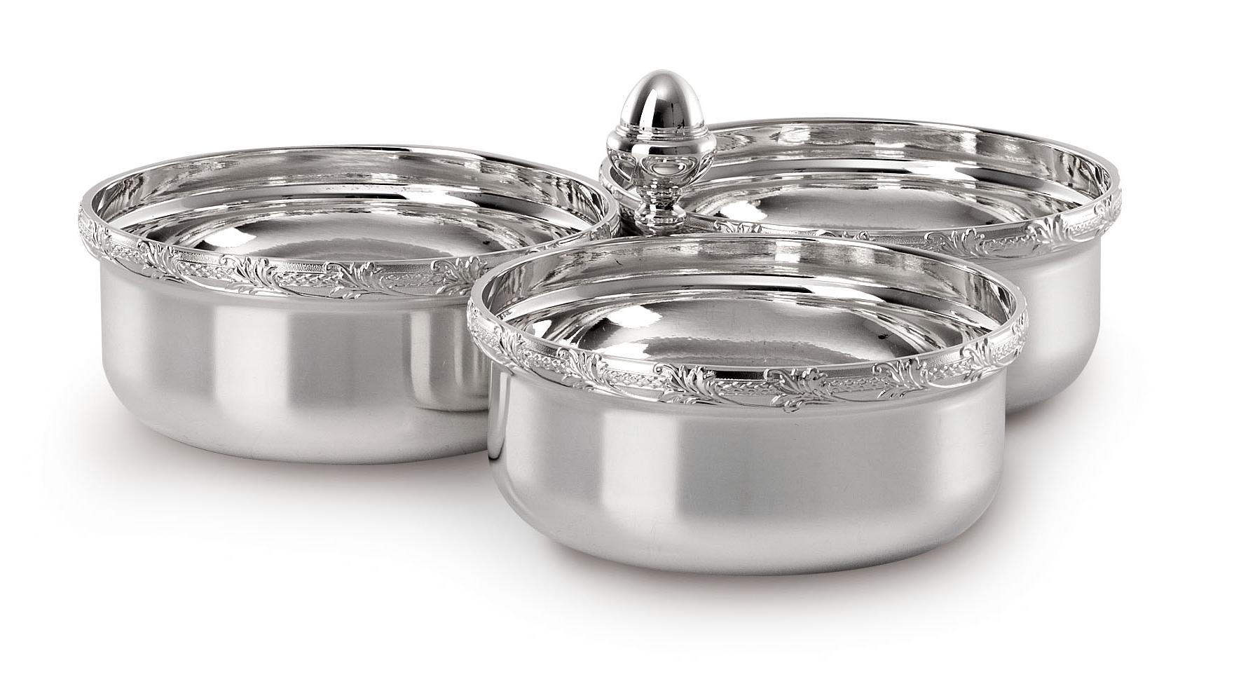 Royal silberne Snack‑Schale