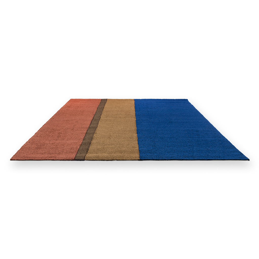 Habitat Festival Streifen Blau Outdoor 496518 Teppich | Größe: 140 x 200 cm
