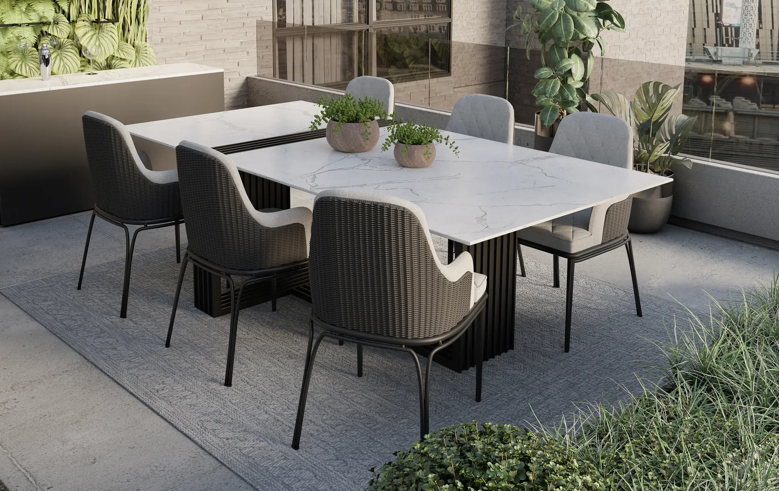 Whirlwind Outdoor‑Esstisch - 3