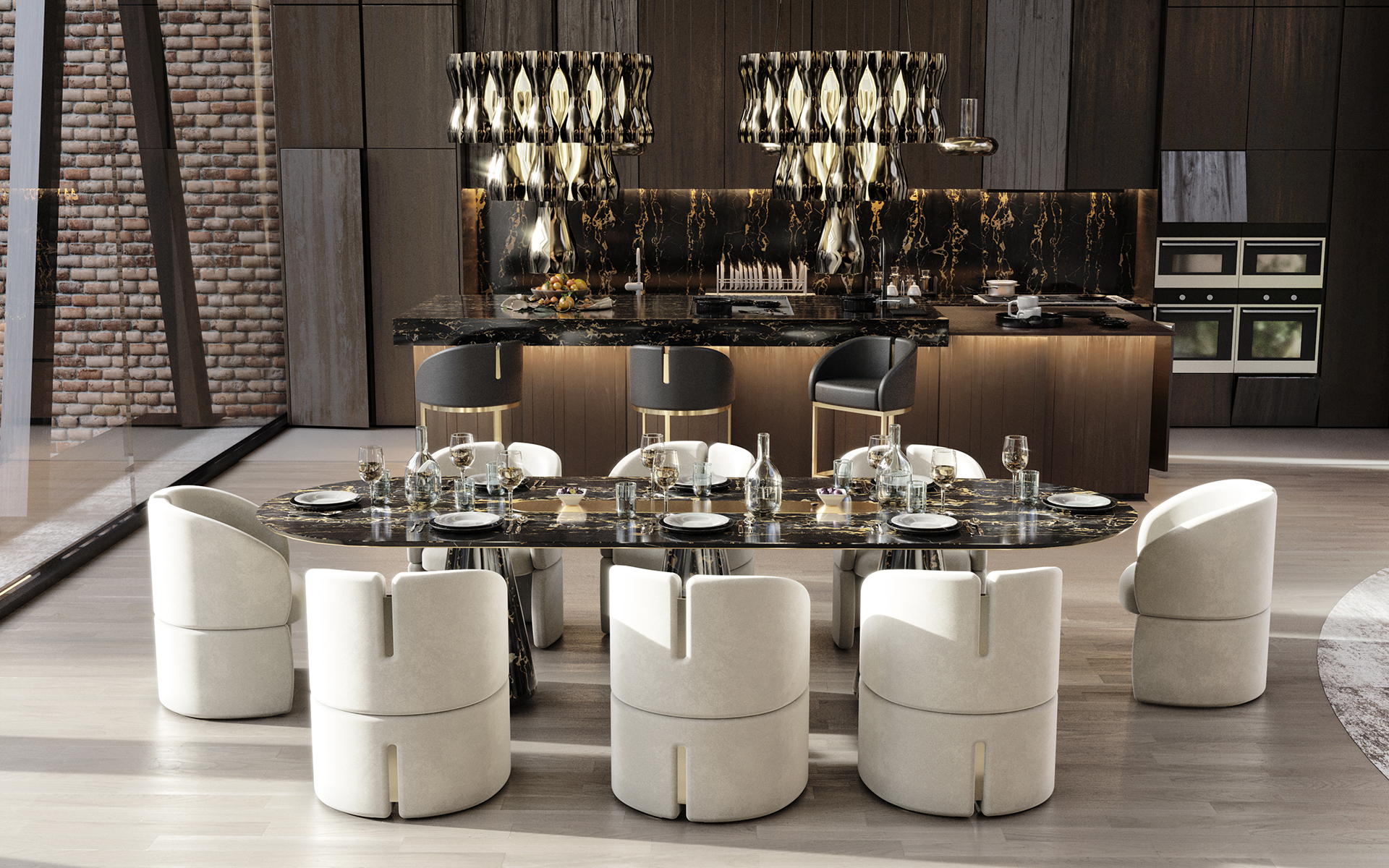 Crown Kronleuchter‑Pendelleuchte - 6